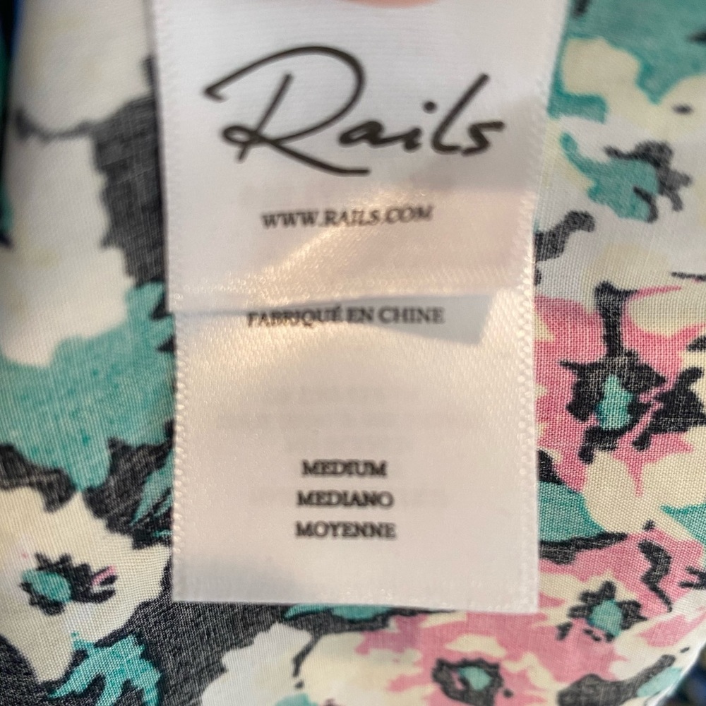 NWOT RAILS Carmen Smock Waist Sundress in Multi Floral Print - Picture 11 of 15